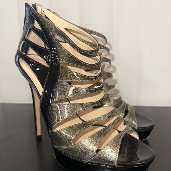 Jimmy Choo Costa Platform sandals heels size 36 5.5 - Picture 1 of 6